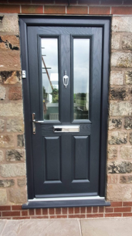 Secure composite door installation by Discovery Windows in Stoke-On-Trent