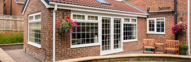 Stylish French doors installation by Discovery Windows in Stoke-On-Trent