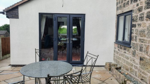 Stylish French doors installation by Discovery Windows in Stoke-On-Trent