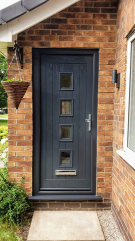 Secure composite door installation by Discovery Windows in Stoke-On-Trent