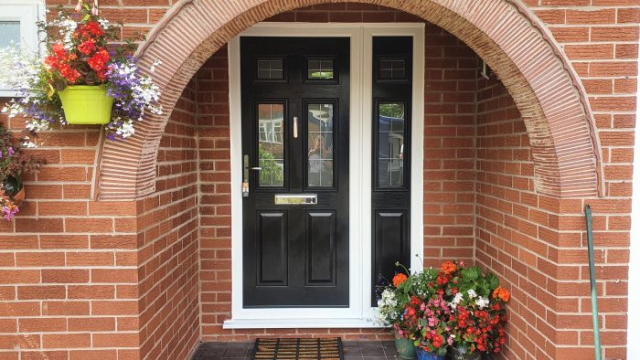 Secure composite door installation by Discovery Windows in Stoke-On-Trent