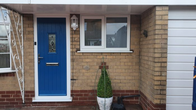 Secure composite door installation by Discovery Windows in Stoke-On-Trent