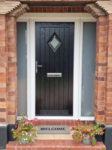 Secure composite door installation by Discovery Windows in Stoke-On-Trent