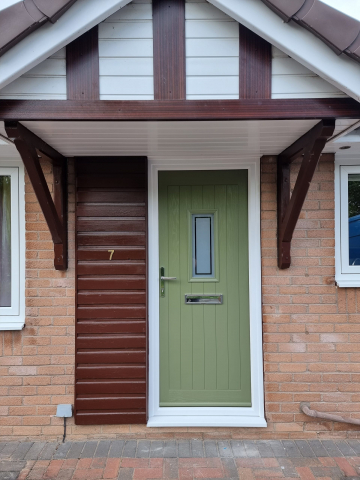 Secure composite door installation by Discovery Windows in Stoke-On-Trent